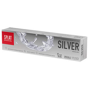 Splat Освежающая зубная паста-гель Silver, 75 мл (Splat, Special)