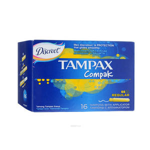 Tampax Тампоны Компак с аппликатором регуляр №16 (Tampax, Compak)