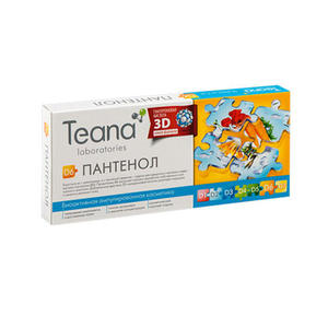 Teana «D6» Пантенол Сыворотка для стареющей, утратившей эластичность кожи 10х2 мл (Teana, Ампульные сыворотки)