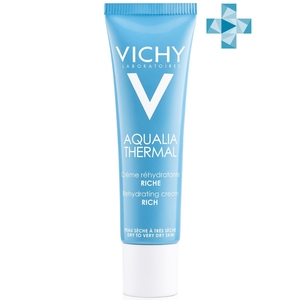 Vichy Аквалия Термаль Насыщенный крем для сухой и очень сухой кожи, 30 мл (Vichy, Aqualia Thermal)