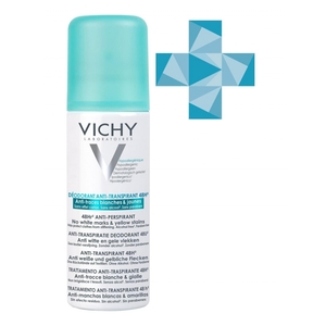 Vichy Дезодорант-антиперспирант 48ч спрей против белых и желтых пятен, 125 мл (Vichy, Deodorant)