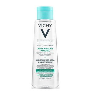 Vichy Мицеллярная вода с минералами для жирной и комбинированной кожи 200 мл (Vichy, Purete Thermal)