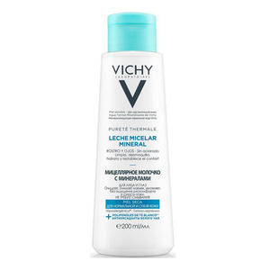 Vichy Мицеллярное молочко с минералами для сухой и нормальной кожи 200 мл (Vichy, Purete Thermal)