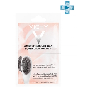 Vichy Минеральная маска-пилинг "Двойное сияние" саше 2х6 мл (Vichy, Masque)