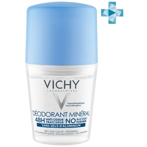 Vichy Минеральный дезодорант без солей алюминия 48 часов свежести 50 мл (Vichy, Deodorant)