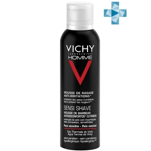 Vichy Пена для бритья для чувствительной кожи, склонной к покраснению 200 мл (Vichy, Vichy Homme)