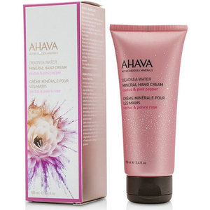 AHAVA Крем минеральный для рук, кактус и розовый перец / Deadsea Water 100 мл