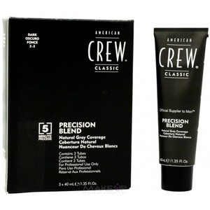 AMERICAN CREW 2/3 краска для седых волос, темный натуральный, для мужчин / Precision Blend 3*40 мл