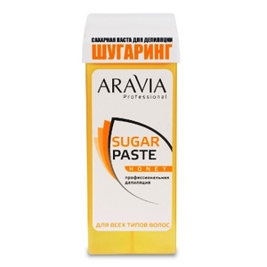 ARAVIA Паста сахарная очень мягкой консистенции для шугаринга Медовая, в картридже 150 г (20)