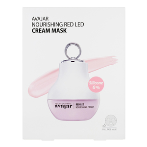 AVAJAR Маска кремовая питательная / Nourishing Red Led Cream Mask 5 шт
