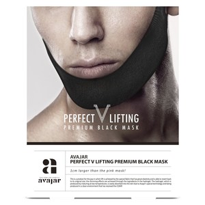AVAJAR Маска лифтинговая мужская, черная / Perfect V lifting premium black mask 1 шт