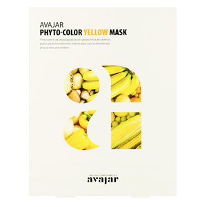 AVAJAR Маска осветляющая для лица / Phyto-Color Yellow Mask 10 шт