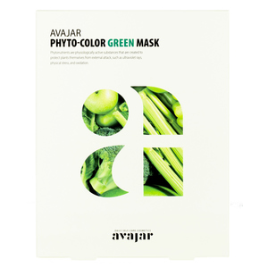 AVAJAR Маска увлажняющая и успокаивающая / Phyto-Color Green Mask 10 шт