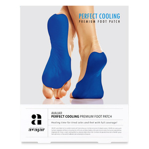 AVAJAR Патч охлаждающий для ступней ног / Perfect Cooling Premium Foot Patch 1 пара