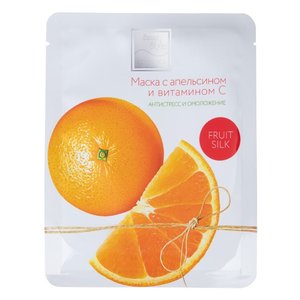 BEAUTY STYLE Маска тканевая с апельсином и витамином С Антистресс и омоложение / Fruit Silk 30 мл