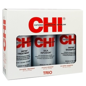 CHI Набор подарочный для ежедневного ухода за волосами / CHI INFRA TRIO KIT