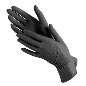 ЧИСТОВЬЕ Перчатки нитриловые черный NitriMax L 100 шт