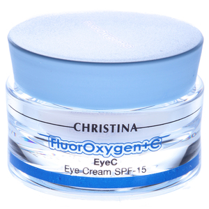 CHRISTINA Крем осветляющий для зоны глаз СПФ15 / EyeС FLUOROXYGEN+C 30 мл