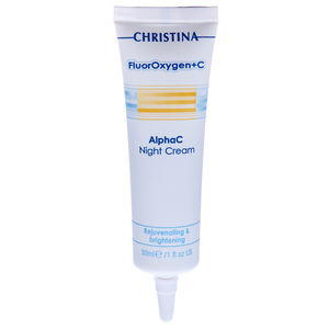CHRISTINA Крем осветляющий ночной / Alpha C Night Cream FLUOROXYGEN+C 30 мл