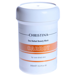 CHRISTINA Маска красоты морковная для пересушенной кожи / Sea Herbal Beauty Mask Carrot 250 мл