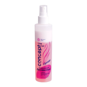 CONCEPT Кондиционер-спрей двухфазный увлажняющий для волос / LIVE HAIR 2-phase moisturizing Conditioning spray 200 мл