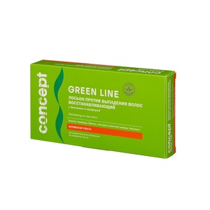 CONCEPT Лосьон восстанавливающий против выпадения волос / GREEN LINE 10 х 10 мл