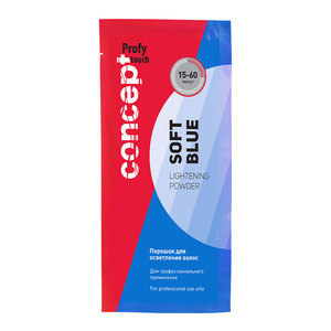 CONCEPT Порошок для деликатного осветления волос / PROFY TOUCH Soft Blue Lightening Powder 30 г