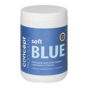 CONCEPT Порошок для деликатного осветления волос / PROFY TOUCH Soft Blue Lightening Powder 500 г