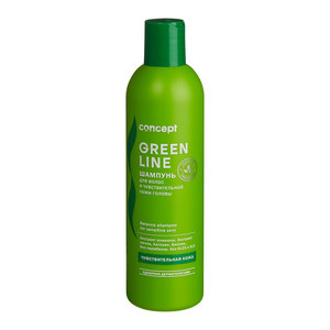 CONCEPT Шампунь для чувствительной кожи головы / GREEN LINE Balance shampoo for sensitive skin 300 мл
