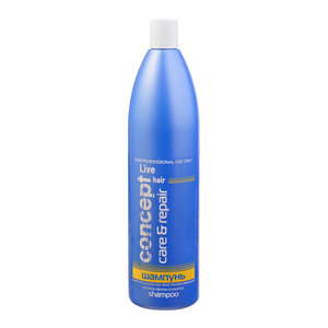 CONCEPT Шампунь восстанавливающий для волос / LIVE HAIR Intense Repair shampoo 1000 мл