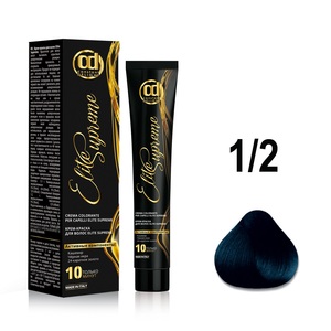 CONSTANT DELIGHT 1/2 крем-краска для волос, черно-синий / ELITE SUPREME 100 мл