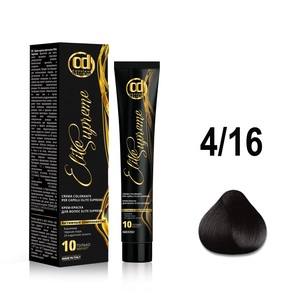 CONSTANT DELIGHT 4/16 крем-краска для волос, шатен сандре шоколадный / ELITE SUPREME 100 мл