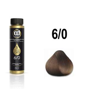 CONSTANT DELIGHT 6.0 масло для окрашивания волос, светло-каштановый / Olio Colorante 50 мл