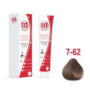 CONSTANT DELIGHT 7/62 краска с витамином С для волос, средне-русый шоколадно-пепельный 100 мл