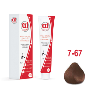 CONSTANT DELIGHT 7/67 краска с витамином С для волос, средне-русый шоколадно-медный 100 мл