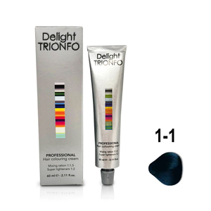 CONSTANT DELIGHT ДТ 1-1 крем-краска стойкая для волос, иссиня-черный / Delight TRIONFO 60 мл