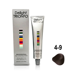 CONSTANT DELIGHT ДТ 4-9 крем-краска стойкая для волос, средне-коричневый фиолетовый / Delight TRIONFO 60 мл
