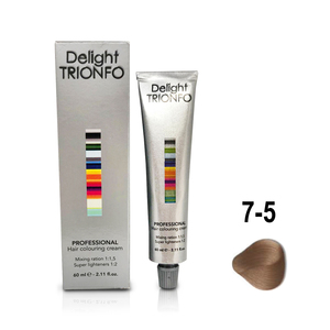 CONSTANT DELIGHT ДТ 7-5 крем-краска стойкая для волос, средне-русый золотистый / Delight TRIONFO 60 мл