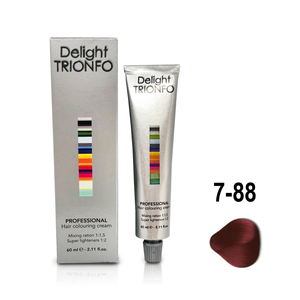 CONSTANT DELIGHT ДТ 7-88 крем-краска стойкая для волос, средне-русый интенсивный красный / Delight TRIONFO 60 мл