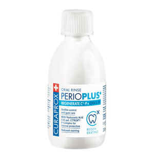 CURAPROX Жидкость-ополаскиватель для полости рта с содержанием хлоргексидина 0,09% и гиалуроновой кислотой / Perio Plus Regenerate 200 мл