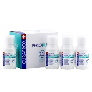 CURAPROX Жидкость-ополаскиватель для полости рта с содержанием хлоргексидина 0,05% / Perio Plus Balance 4 х 100 мл