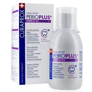 CURAPROX Жидкость-ополаскиватель для полости рта с содержанием хлоргексидина 0,20% / Perio Plus Forte 900 мл
