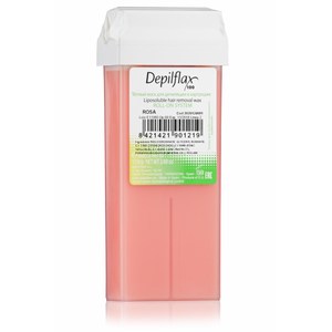 DEPILFLAX 100 Воск для депиляции в картридже, розовый 110 г