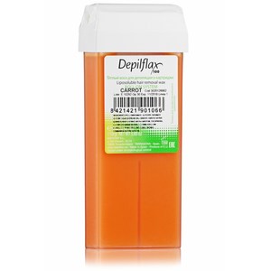 DEPILFLAX 100 Воск для депиляции в картридже, морковь 110 г