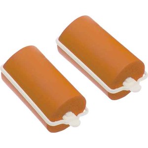 DEWAL BEAUTY Бигуди резиновые оранжевые, d 32x70 мм 10 шт