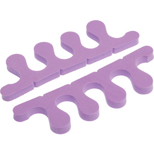 DEWAL BEAUTY Разделители для пальцев, фиолетовые 13,3x4,2x0,8 см 1 пара