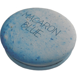 DEWAL BEAUTY Зеркало Макарони карманное, круглое, голубое 6х6х1,5 см
