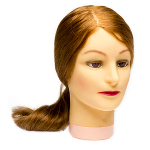 DEWAL PROFESSIONAL Голова учебная блондинка, натуральные волосы 50-60 см (M-4151XL-407)