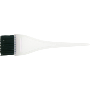 DEWAL PROFESSIONAL Кисть для окрашивания узкая белая, короткая, с черной прямой щетиной 35 мм