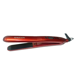 DEWAL PROFESSIONAL Щипцы для волос Emotion красные, с терморегулятором, керамико-турмалиновое покрытие, 25х90 мм, 39 Вт